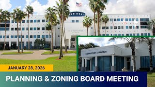 Planning & Zoning Board Meeting 1/28/26