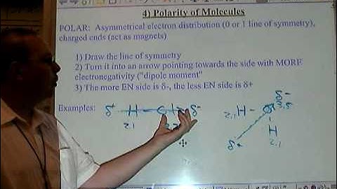 Chemistry Tutorial 7.1c:  Molecular Polarity