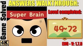 Super Brain - Funny Puzzle || Level 49-72 Answers Walkthrough screenshot 4
