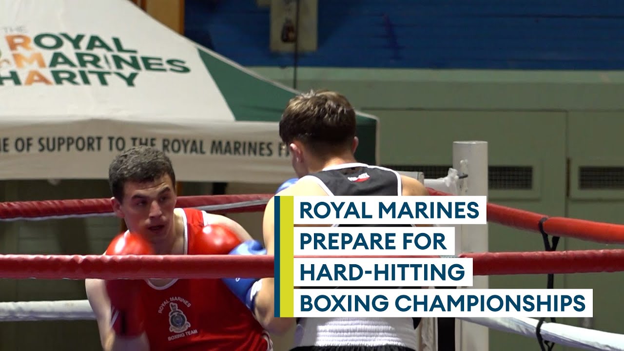 Royal Marines prepare for LIVE Corps Boxing Championships YouTube