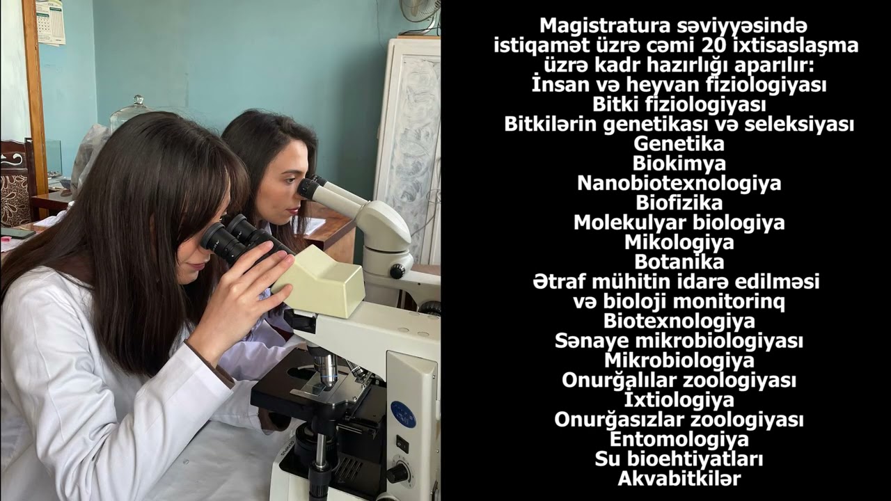 105 yaşlı Bakı Dövlət Universitetinin 90 yaşlı Biologiya fakültəsi