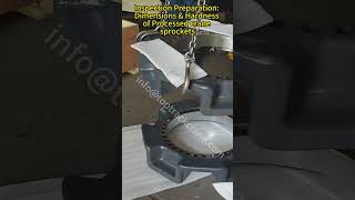 crane sprockets Inspection #craneundercarriage #craneparts #crawlercrane #machine #casting