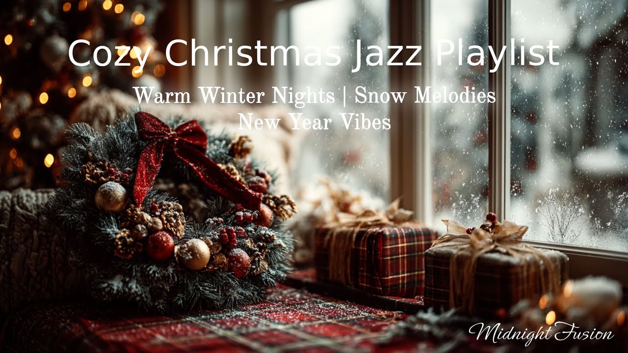 Cozy Christmas Jazz Playlist | Warm Winter Nights | Snow Melodies | New Year Vibes