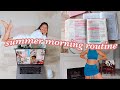 MY 6:45 AM SUMMER MORNING ROUTINE 2021 | productive + healthy + my time with Jesus!