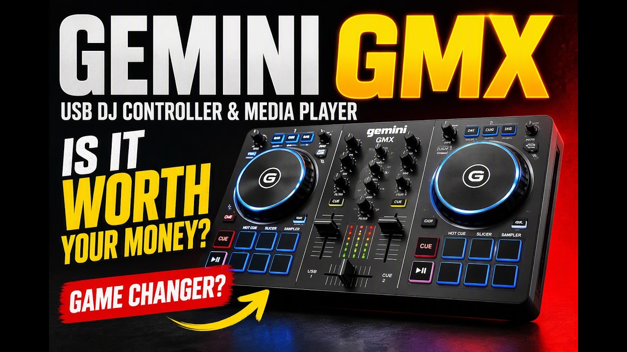 Gemini GMX - USB DJ Controller & Media Player - Is It Worth Your