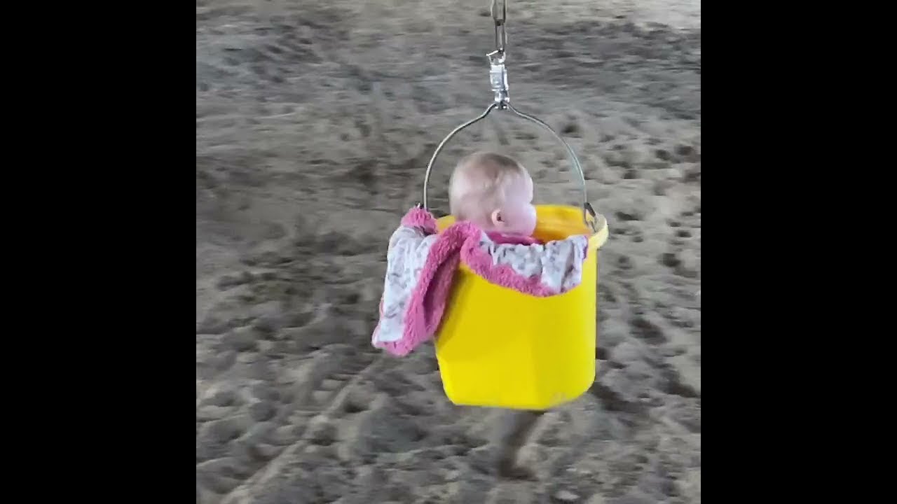 Happy Baby in a Bucket || ViralHog