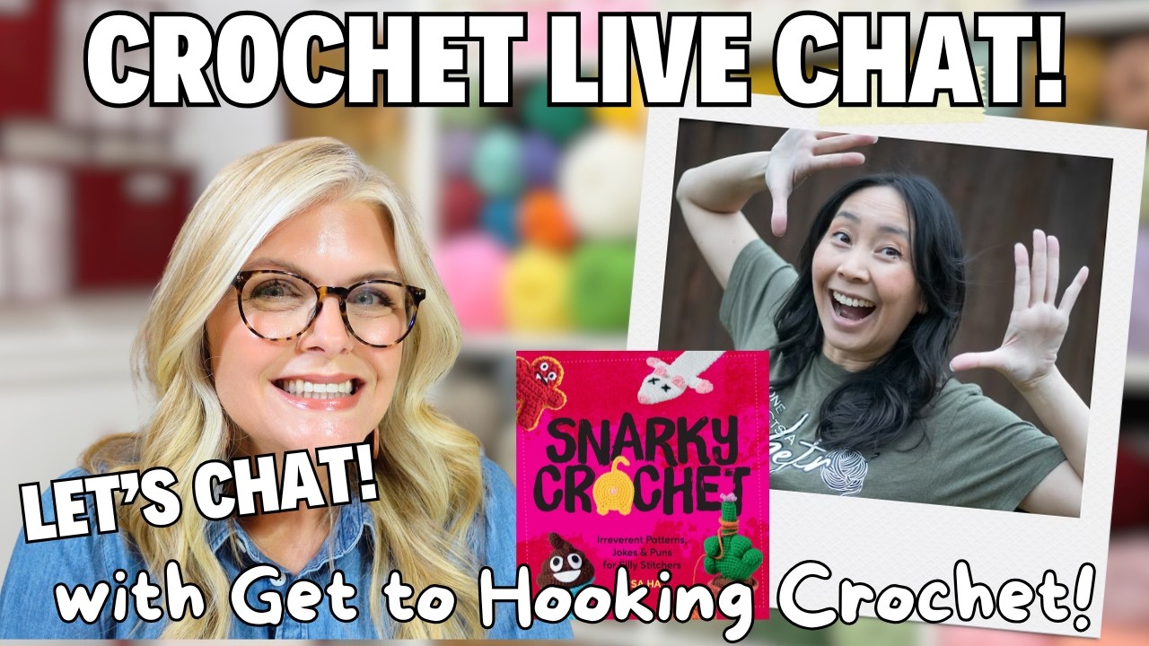 Can Crochet Really Be This Funny? | LIVE with Lisa Ha of Get to Hooking Crochet