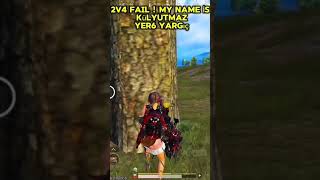 2V4 FAİL🥶🥶🥶 #keşfet #pubg #pubgmobile #gaming #shorts
