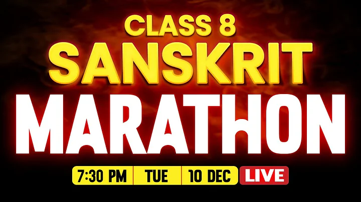 Class 8 Sanskrit Christmas Exam | Full Chapter Marathon | Exam Winner