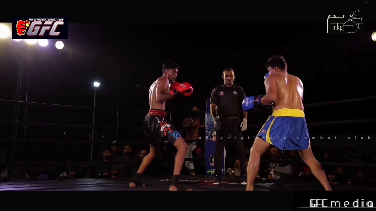 Pro Fight Night 💪🏻 Anand (Red corner) VS Muhammed Dhular (Blue corner