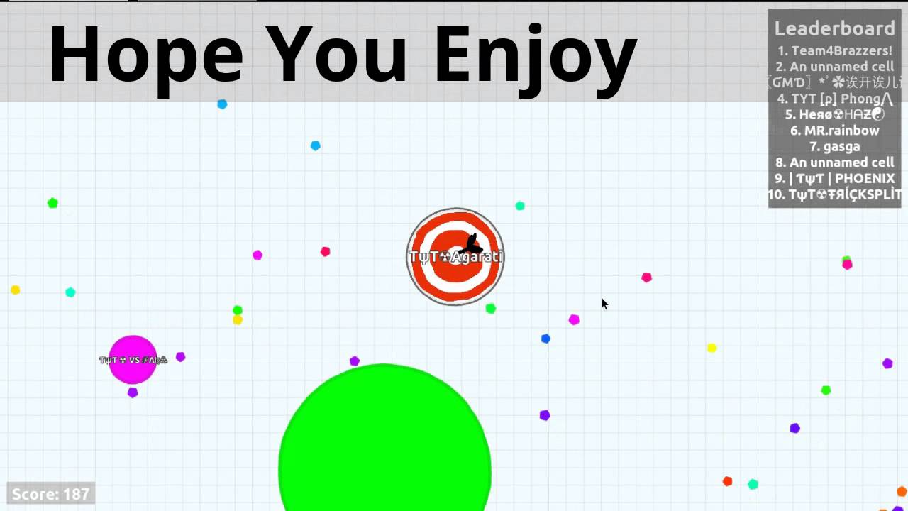 Agar io Teaming YouTube