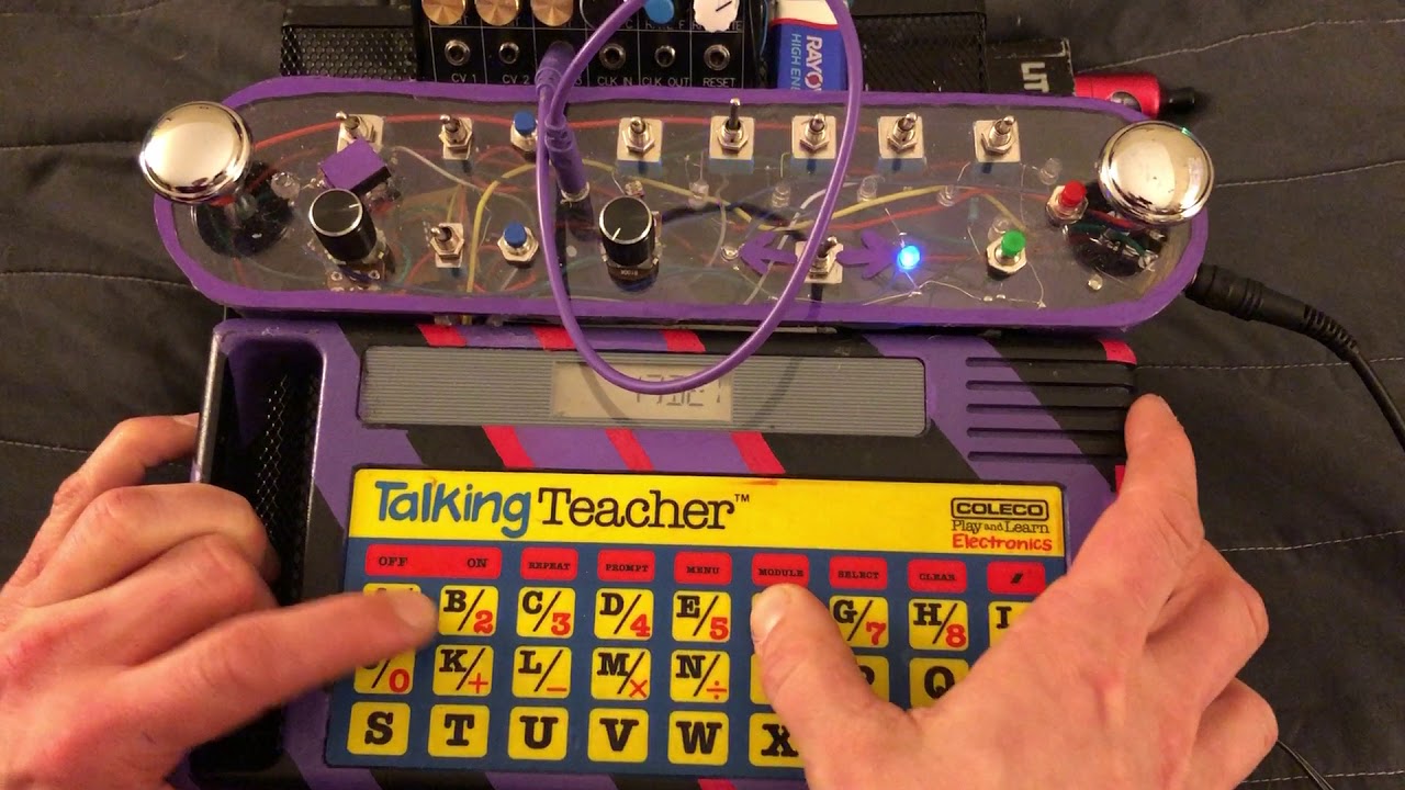 circuit bent Coleco Talking Teacher - YouTube