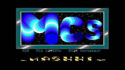 MCS DEMO 5 sur AMSTRAD CPC par MCS - 1988