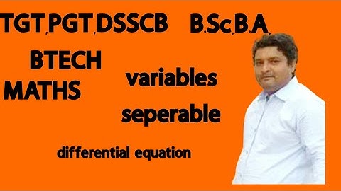 #differential_equation#tgtmaths#pgtmath#dsscbmaths#bscmaths#bamaths#btechmaths#engineeringmaths