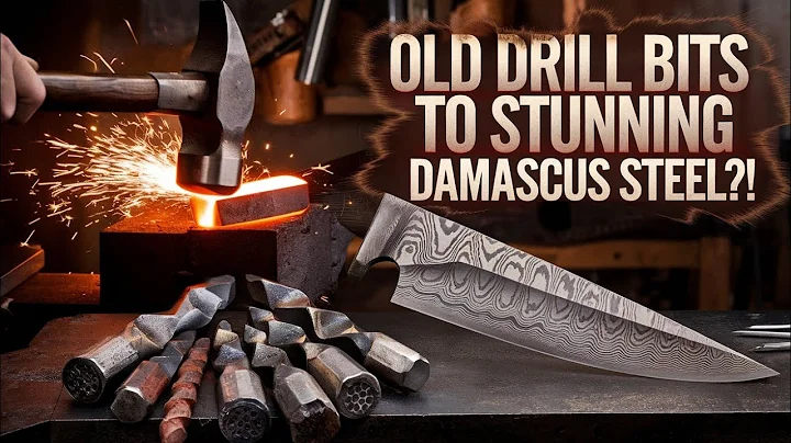 Can Old Drill Bits Become Stunning Damascus Steel?