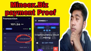 Mineex.Biz | Payment Proof | Free bitcoin mining website screenshot 4