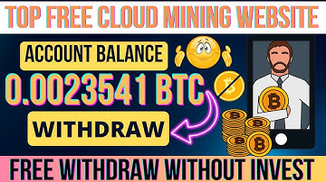New Free Bitcoin Mining Website || New Free Cloud Mining Site 2023 || Free Bitcoin Earning Website
