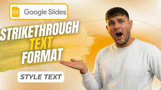 How To Strikethrough Text In Google Slides (Text Editing 2026)