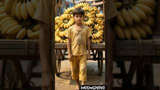 Cute Baby Steals Banana For His Father To Enjoy