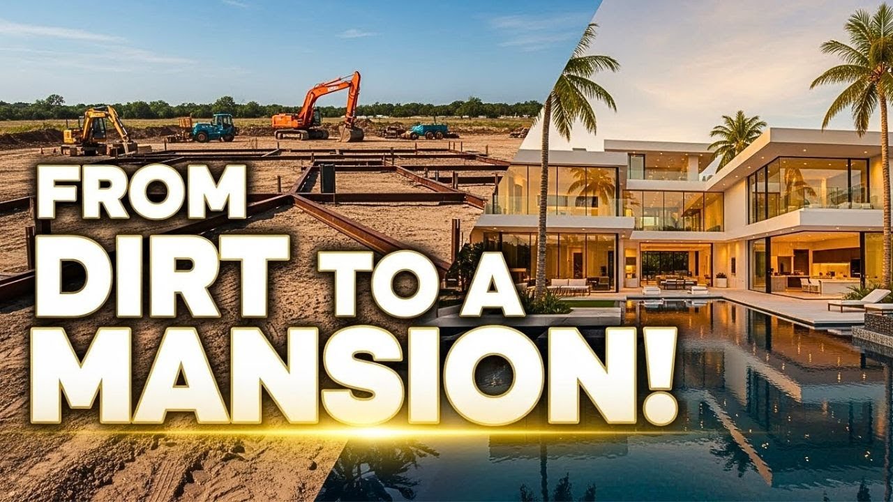 🏗️ Luxury Mansion Rising! Full Construction Timelapse From Ground to Glory ✨
