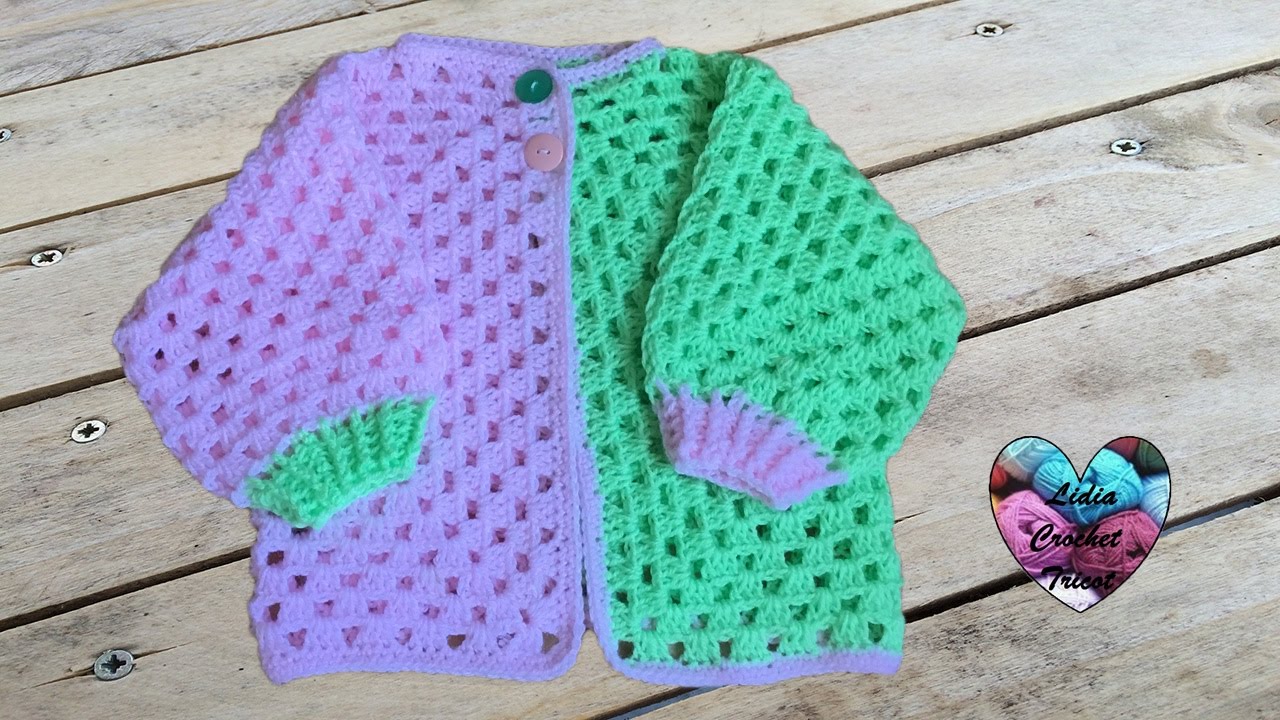 gilet hexagone crochet