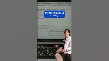 Me talking about coding