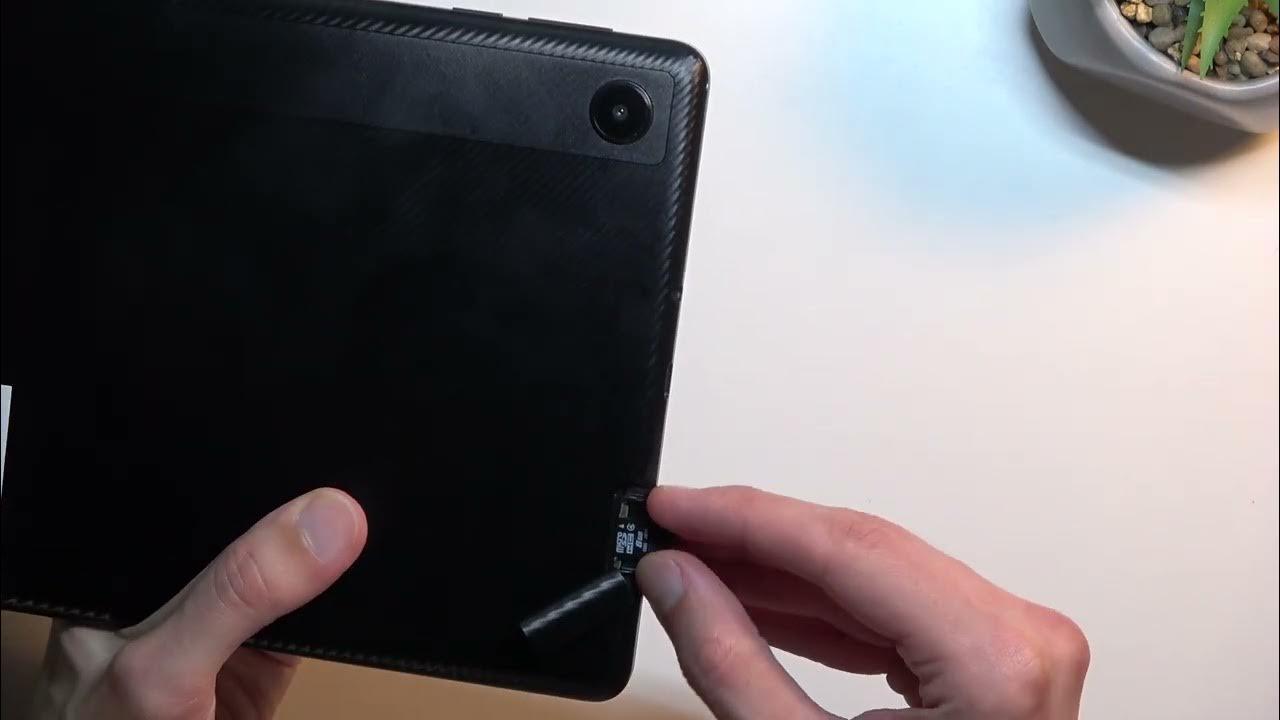 How to Insert SD Card in TCL TAB 10L Insert Memory Card YouTube
