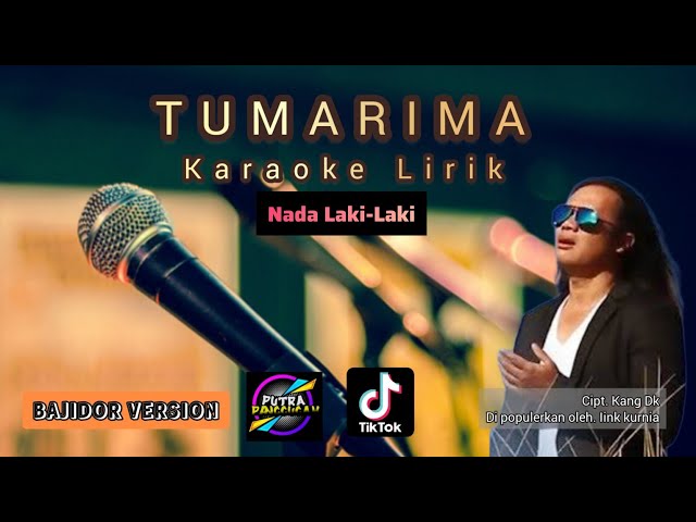 Tumarima (iink kurnia) karaoke lirik NADA LAKI-LAKI - putra panggugah class=