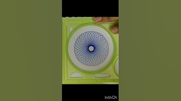 How many rotations did pen make in total#shorts#spirograph #satisfying #asmr