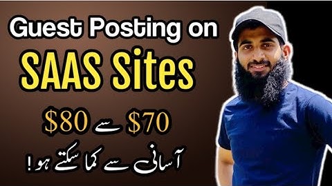 Guest Posting On SAAS Sites - Online Earning - High Authority Backlinks