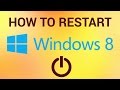 How to Restart Windows 8