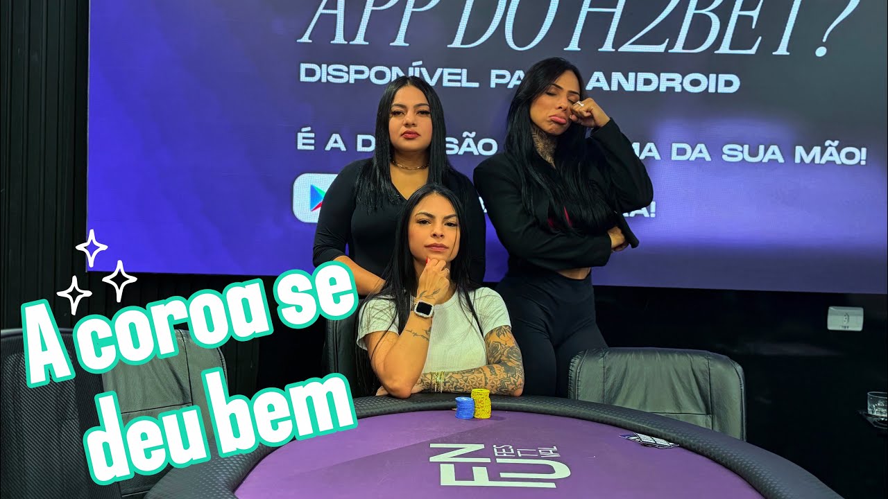 A COROA SE DEU BEM NO POKER ♣️ 