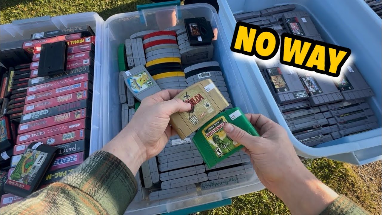 Я приехал на этот блошиный рынок рано и мне повезло!