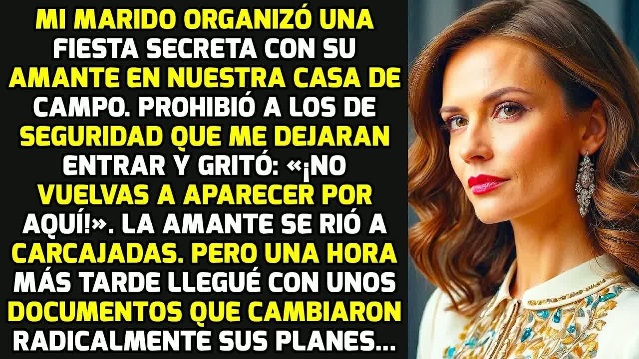Mi Marido Organizó Una Fiesta Secreta Con Su Amante En Nuestra Casa De Campo Y Luego... HISTORIAS