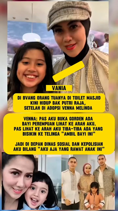 Vania dulu dibvang kini bak putri raja #vania #vennamelinda #shortvideo #viralvideo #trending