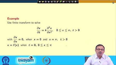 Lecture 53: Solution of Boundary Value Problems using Finite Fourier Transform - II