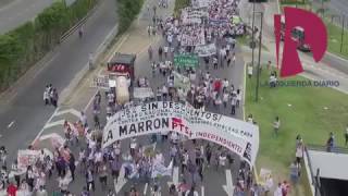 [DRONE] Primeras imagenes de la Marcha Federal Educativa 22-03-17