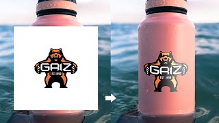 How to Place Logo on Bottle in Photoshop - Tutorial Resimi