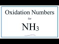 Oxidation Numbers in NH3