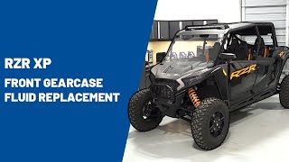 2024+ RZR XP | Front Gearcase Fluid Replacement | Polaris RZR®
