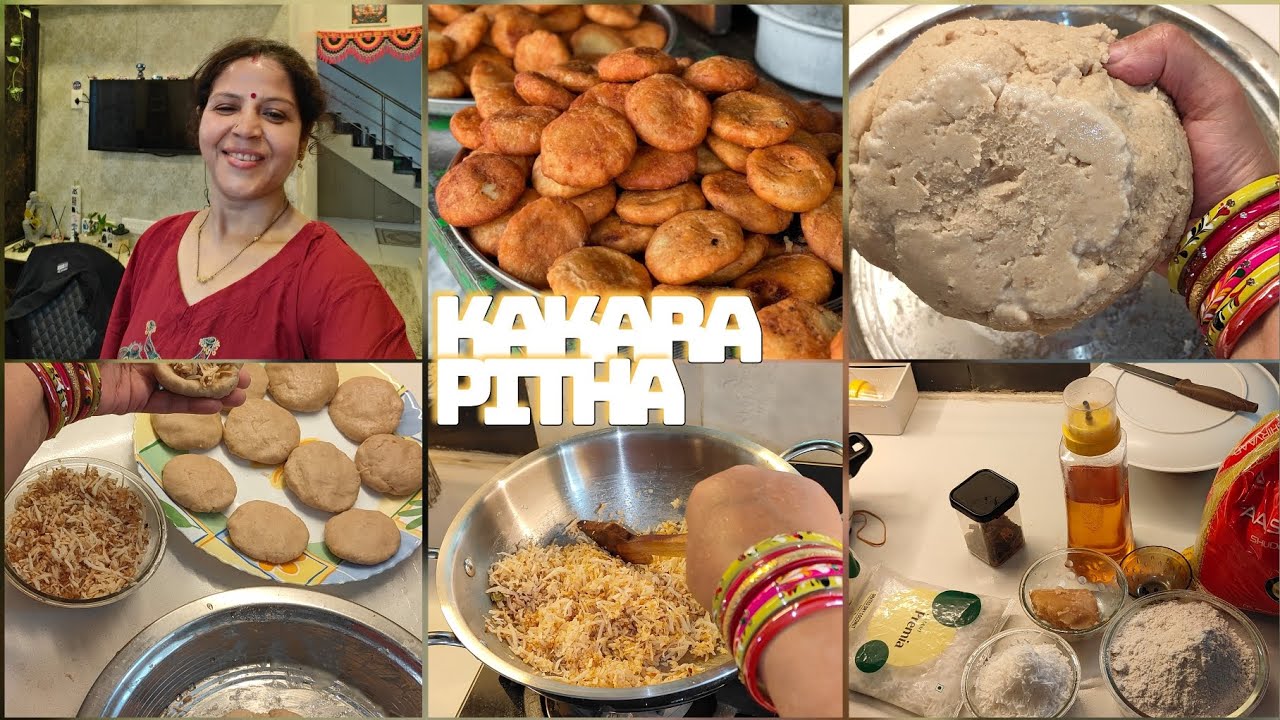Gharme banaya Pabitra Kakara Pitha🇮🇳IndianVlogger#MitaVlog