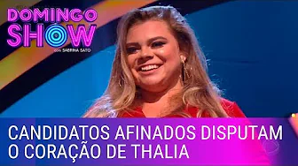 Cantada: cinco candidatos afinados disputam o coração de Thalia
