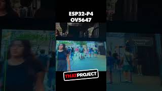 ESP32-P4 + OV5647, On-Device Pedestrian Detection Test #Vision #Detection #ThatProject