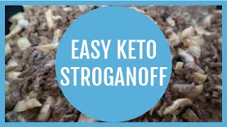 Keto Beef Stroganoff Recipe | Easy Low Carb Dinner Idea