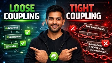 Tight Coupling vs Loose Coupling Explained Simply | Java & Spring Interview Concept