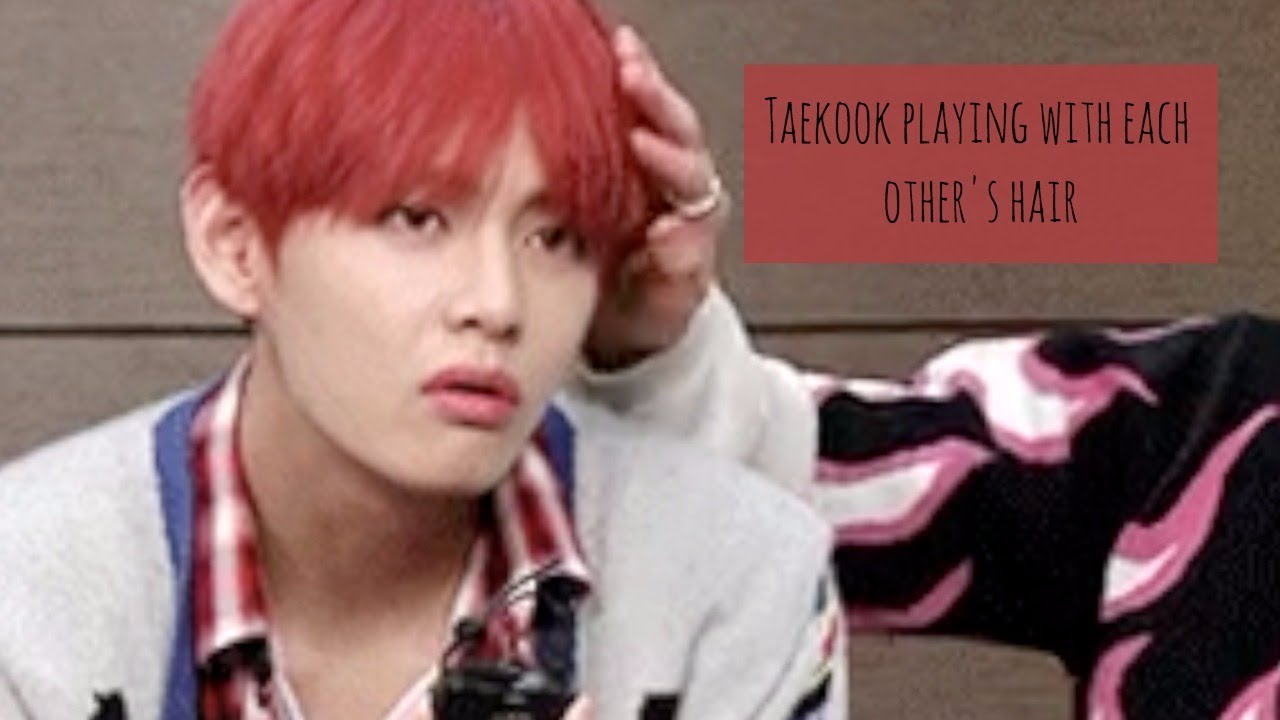 Taekook Playing with Each Other's Hair [Compilation]