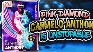 Pink Diamond Carmelo Anthony Is Unstoppable Best Pink Diamond In The Game?? Nba 2K19 Myteam