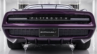 The 2025 Plymouth Barracuda Is Finally Here – A Muscle Car Legend Returns!