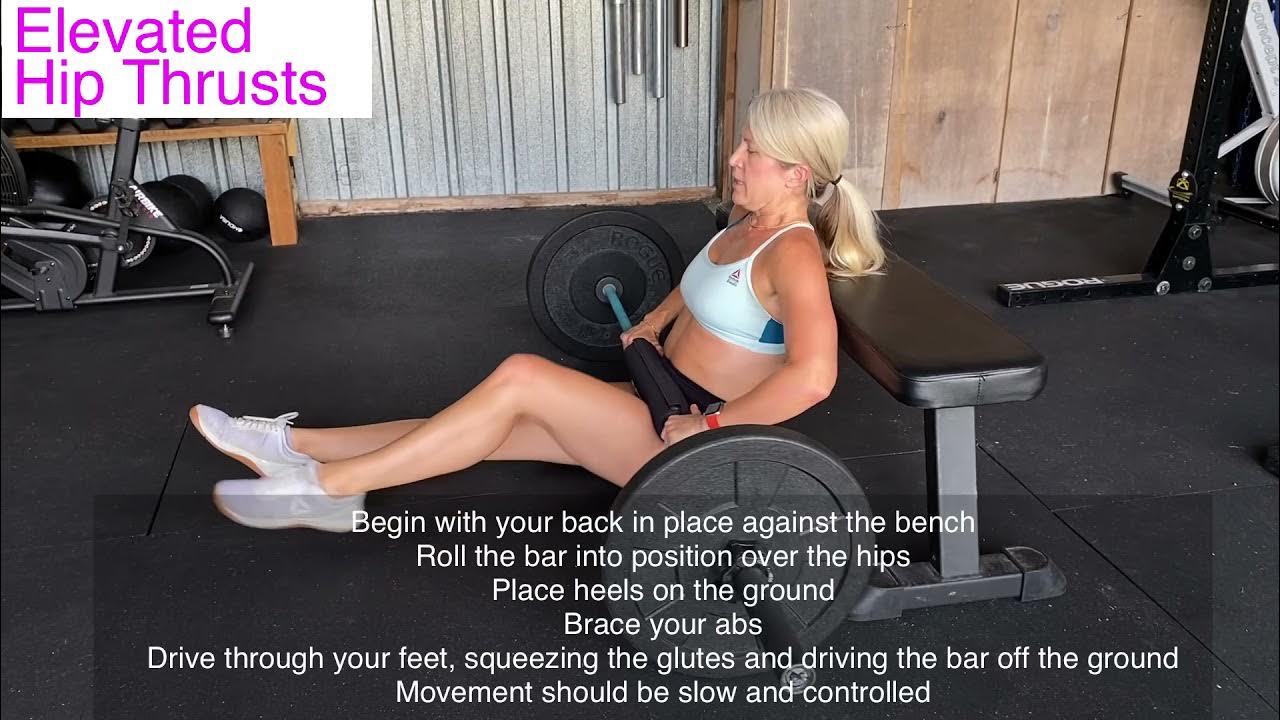 Elevated Hip Thrusts YouTube