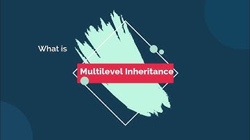 Multilevel Inheritance Python overview | Python Tutorials For Absolute Beginners In Hindi #9.5